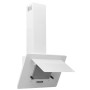 Campana extractora acero inoxidable vidrio templado blanco 60cm de vidaXL, Extractores - Ref: Foro24-51663, Precio: 166,19 €,...