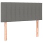 Cama box spring con colchón y LED tela gris oscuro 90x200 cm de vidaXL, Camas y somieres - Ref: Foro24-3133846, Precio: 315,6...