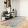 Alfombra peluda de pelo largo moderna PAMPLONA gris 80x250 cm en Alfombras | Comprar online en Foru.es