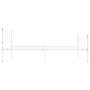 Estructura de cama de metal blanco 90x200 cm de vidaXL, Camas y somieres - Ref: Foro24-284629, Precio: 73,12 €, Descuento: %