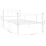 Estructura de cama de metal blanco 90x200 cm de vidaXL, Camas y somieres - Ref: Foro24-284629, Precio: 73,12 €, Descuento: %