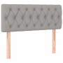 Cama box spring colchón y luces LED tela gris claro 90x200 cm de vidaXL, Camas y somieres - Ref: Foro24-3133925, Precio: 310,...