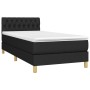 Cama box spring con colchón LED tela negro 90x200 cm de vidaXL, Camas y somieres - Ref: Foro24-3133927, Precio: 298,30 €, Des...