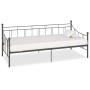 Estructura de cama de metal gris 90x200 cm de vidaXL, Camas y somieres - Ref: Foro24-284670, Precio: 103,62 €, Descuento: %
