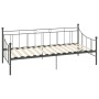 Estructura de cama de metal gris 90x200 cm de vidaXL, Camas y somieres - Ref: Foro24-284670, Precio: 103,62 €, Descuento: %