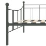 Estructura de cama de metal gris 90x200 cm de vidaXL, Camas y somieres - Ref: Foro24-284670, Precio: 103,62 €, Descuento: %
