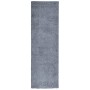 Alfombra peluda de pelo largo moderna PAMPLONA azul 80x250 cm en Alfombras | Comprar online en Foru.es