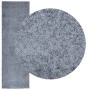 Alfombra peluda de pelo largo moderna PAMPLONA azul 80x250 cm en Alfombras | Comprar online en Foru.es