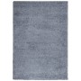 Alfombra peluda de pelo largo moderna PAMPLONA azul 140x200 cm en Alfombras | Comprar online en Foru.es