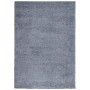 Alfombra peluda de pelo largo moderna PAMPLONA azul 160x230 cm en Alfombras | Comprar online en Foru.es