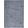Alfombra peluda de pelo largo moderna PAMPLONA azul 200x280 cm en Alfombras | Comprar online en Foru.es