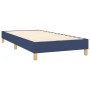 Cama box spring con colchón y LED tela azul 90x200 cm de vidaXL, Camas y somieres - Ref: Foro24-3134011, Precio: 298,51 €, De...