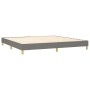 Cama box spring con colchón y LED tela gris oscuro 200x200 cm de vidaXL, Camas y somieres - Ref: Foro24-3133582, Precio: 572,...