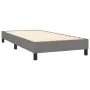 Boxspringbettmatratze und LED-Leuchten dunkelgrauer Stoff 90x200 cm von vidaXL, Betten und Lattenroste - Ref: Foro24-3133446,...