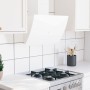 Campana extractora de pared acero vidrio templado blanco 60 cm de vidaXL, Extractores - Ref: Foro24-51676, Precio: 205,40 €, ...