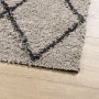 Alfombra pelo largo moderna PAMPLONA beige antracita 160x230 cm en Alfombras | Comprar online en Foru.es