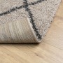 Alfombra pelo largo moderna PAMPLONA beige antracita 160x230 cm en Alfombras | Comprar online en Foru.es