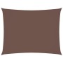Toldo de vela rectangular tela Oxford marrón 6x7 m en Sombrillas | Comprar online en Foru.es