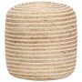 Puf hecho a mano 40x45 cm yute de vidaXL, Otomanas - Ref: Foro24-248074, Precio: 92,43 €, Descuento: %