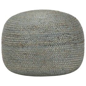 Puf tejido a mano verde oliva 45x30 cm yute de vidaXL, Otomanas - Ref: Foro24-248083, Precio: 81,81 €, Descuento: %