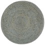 Puf tejido a mano verde oliva 45x30 cm yute de vidaXL, Otomanas - Ref: Foro24-248083, Precio: 81,81 €, Descuento: %