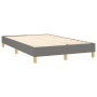 Cama box spring con colchón y LED tela gris oscuro 120x200 cm de vidaXL, Camas y somieres - Ref: Foro24-3133542, Precio: 384,...