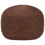 Puf tejido a mano marrón 40x45 cm yute de vidaXL, Otomanas - Ref: Foro24-248084, Precio: 73,43 €, Descuento: %