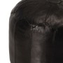 Puf negro 40x35 cm cuero genuino de cabra de vidaXL, Otomanas - Ref: Foro24-248131, Precio: 94,77 €, Descuento: %