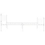 Estructura de cama de metal blanco 120x200 cm de vidaXL, Camas y somieres - Ref: Foro24-284631, Precio: 101,22 €, Descuento: %