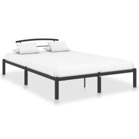 Estructura de cama de metal negro 120x200 cm de vidaXL, Camas y somieres - Ref: Foro24-284658, Precio: 86,89 €, Descuento: %