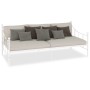 Estructura de cama de metal blanco 90x200 cm de vidaXL, Camas y somieres - Ref: Foro24-284668, Precio: 84,26 €, Descuento: %