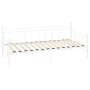 Estructura de cama de metal blanco 90x200 cm de vidaXL, Camas y somieres - Ref: Foro24-284668, Precio: 84,26 €, Descuento: %
