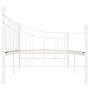 Estructura de cama de metal blanco 90x200 cm de vidaXL, Camas y somieres - Ref: Foro24-284668, Precio: 84,26 €, Descuento: %