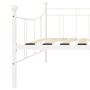 Estructura de cama de metal blanco 90x200 cm de vidaXL, Camas y somieres - Ref: Foro24-284668, Precio: 84,26 €, Descuento: %