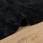 Alfombra de pelo corto OVIEDO negro 200x280 cm en Alfombras | Comprar online en Foru.es