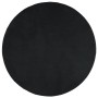 Alfombra de pelo corto OVIEDO negro Ø 160 cm en Alfombras | Comprar online en Foru.es