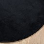 Alfombra de pelo corto OVIEDO negro Ø 200 cm en Alfombras | Comprar online en Foru.es