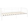 Estructura de cama de metal blanco 90x200 cm de vidaXL, Camas y somieres - Ref: Foro24-284672, Precio: 106,44 €, Descuento: %