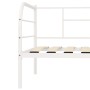Estructura de cama de metal blanco 90x200 cm de vidaXL, Camas y somieres - Ref: Foro24-284672, Precio: 106,44 €, Descuento: %