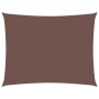 Toldo de vela rectangular de tela oxford marrón 6x8 m en Sombrillas | Comprar online en Foru.es