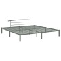 Estructura de cama de metal gris 200x200 cm de vidaXL, Camas y somieres - Ref: Foro24-284706, Precio: 86,95 €, Descuento: %