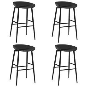 Taburetes de cocina 4 unidades negro de vidaXL, Taburetes de cocina - Ref: Foro24-248167, Precio: 211,87 €, Descuento: %