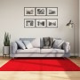 Alfombra de pelo corto OVIEDO rojo 160x160 cm en Alfombras | Comprar online en Foru.es