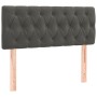 Cama box spring colchón y LED terciopelo gris oscuro 90x190 cm de vidaXL, Camas y somieres - Ref: Foro24-3134556, Precio: 310...