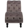 Diván de terciopelo gris de vidaXL, Divanes - Ref: Foro24-248609, Precio: 292,14 €, Descuento: %