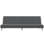 Sofá cama de 2 plazas tela gris claro en Sofás | Comprar online en Foru.es