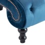 Diván de terciopelo azul de vidaXL, Divanes - Ref: Foro24-248608, Precio: 280,80 €, Descuento: %
