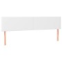 Cama box spring colchón y LED cuero sintético blanco 180x200 cm de vidaXL, Camas y somieres - Ref: Foro24-3134118, Precio: 54...