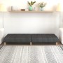 Sofá cama de 2 plazas tela gris oscuro en Sofás | Comprar online en Foru.es