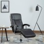 Sillón para la TV de cuero sintético negro de vidaXL, Sillones - Ref: Foro24-248587, Precio: 239,46 €, Descuento: %